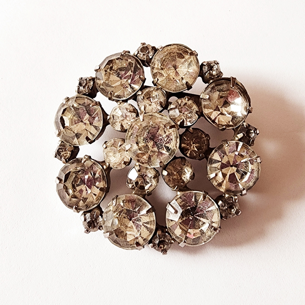 Elegant Silver Brooch